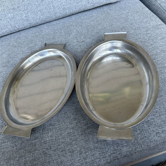 Vintage Stainless Steel Covered Dish Baker Cookware Made in Sweden - Picture 5 of 6